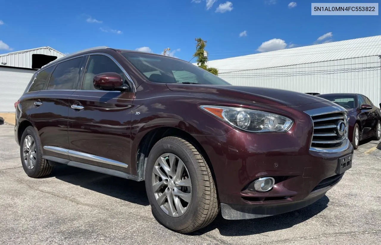 2015 Infiniti Qx60 VIN: 5N1AL0MN4FC553822 Lot: 72064554