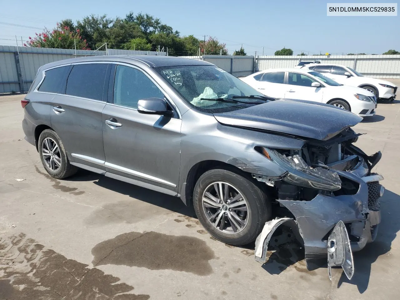 2019 Infiniti Qx60 Luxe VIN: 5N1DL0MM5KC529835 Lot: 62640664