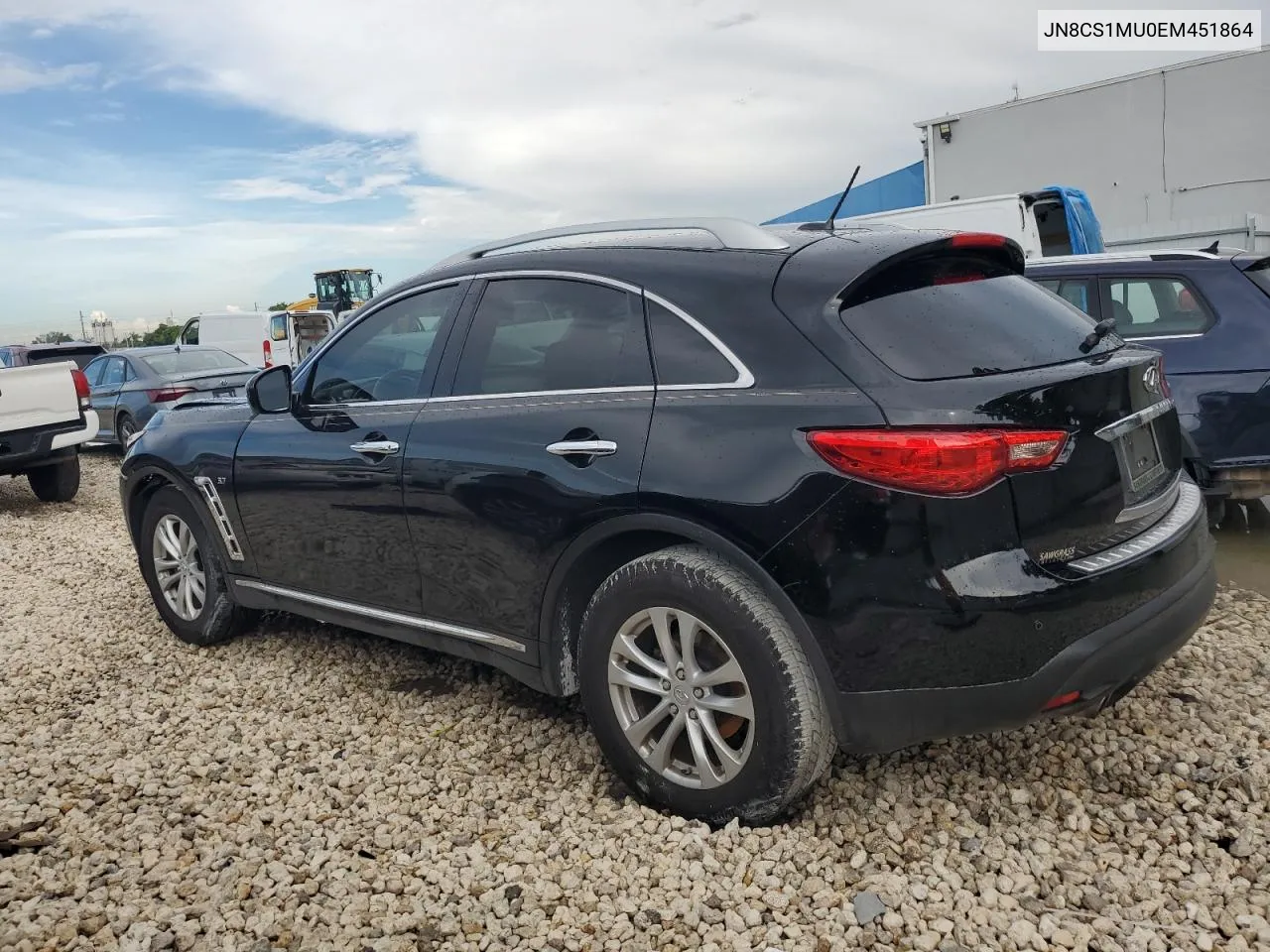 JN8CS1MU0EM451864 2014 Infiniti Qx70