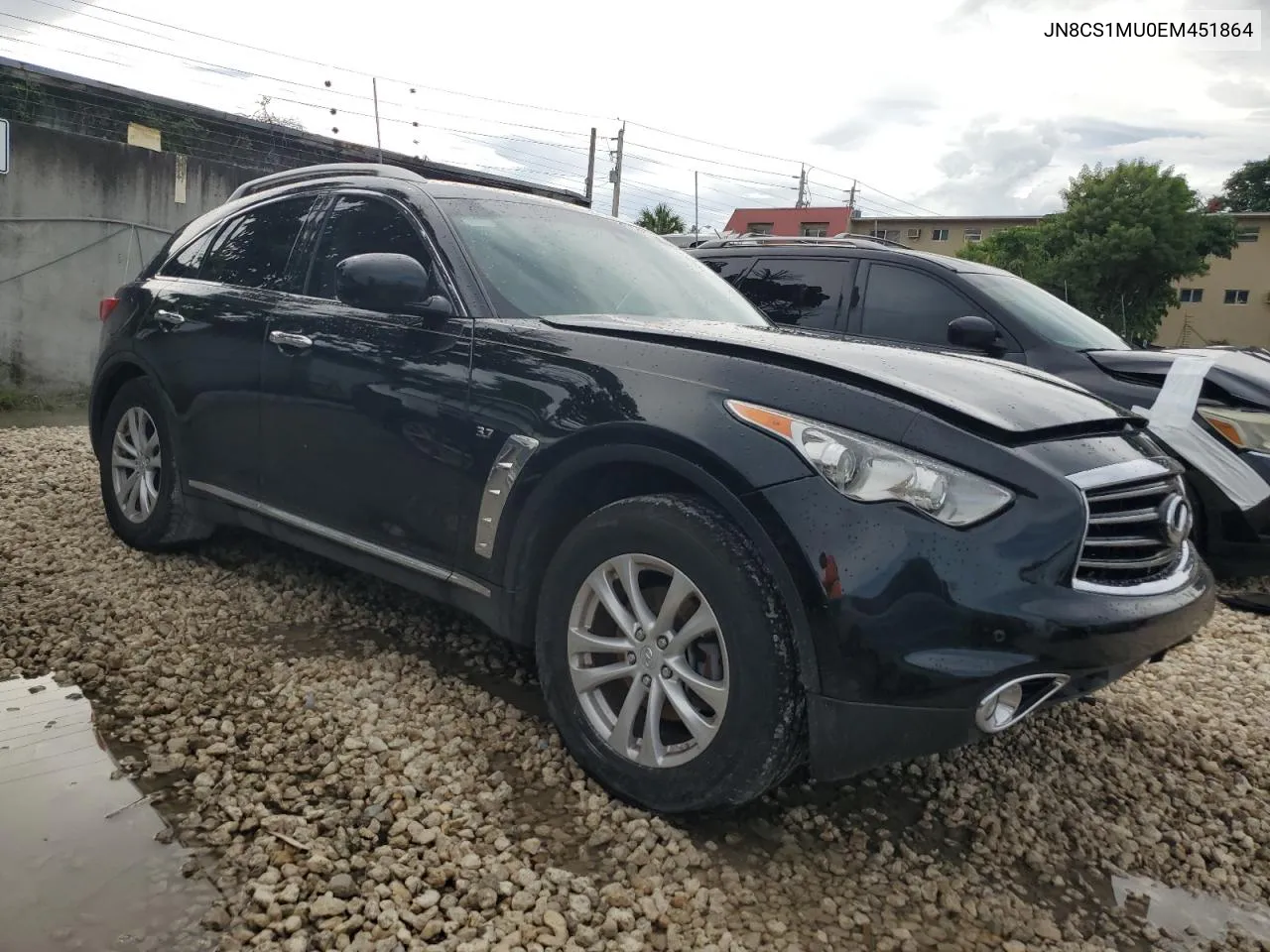 JN8CS1MU0EM451864 2014 Infiniti Qx70