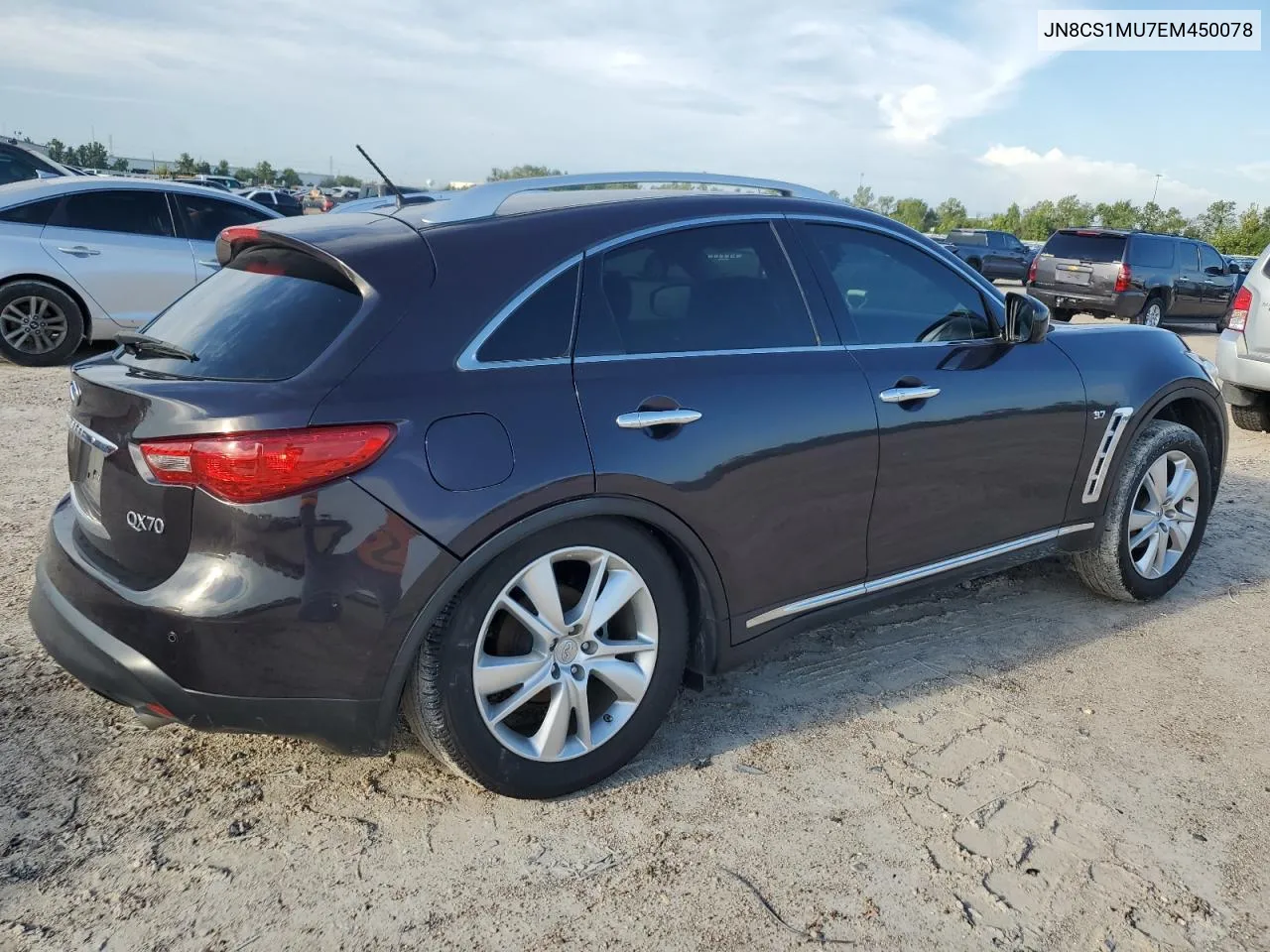 JN8CS1MU7EM450078 2014 Infiniti Qx70