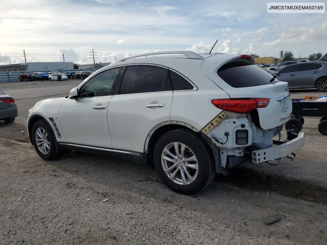 2014 Infiniti Qx70 VIN: JN8CS1MUXEM450169 Lot: 70262244