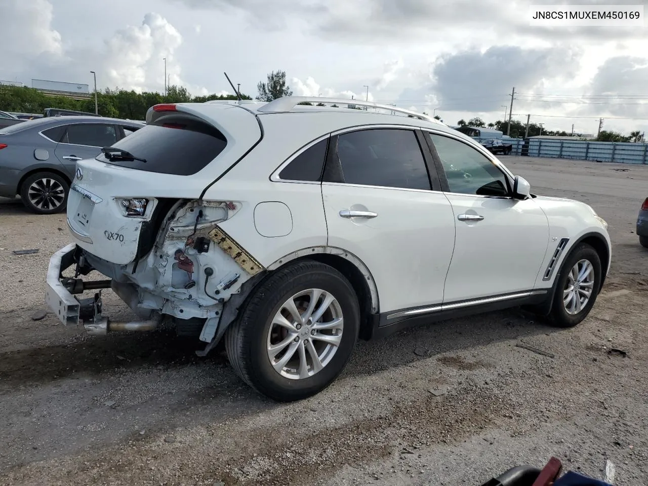 2014 Infiniti Qx70 VIN: JN8CS1MUXEM450169 Lot: 70262244