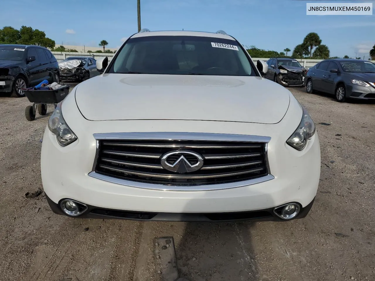 2014 Infiniti Qx70 VIN: JN8CS1MUXEM450169 Lot: 70262244