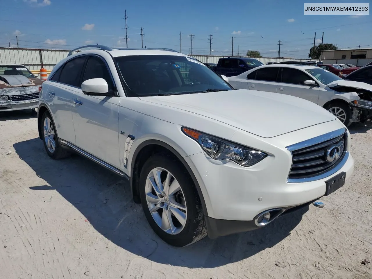 2014 Infiniti Qx70 VIN: JN8CS1MWXEM412393 Lot: 71877304