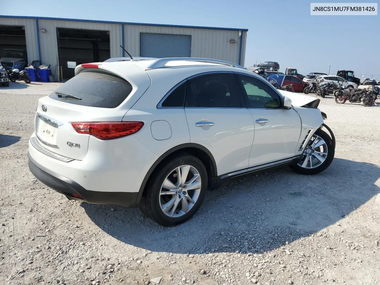 2015 Infiniti Qx70 VIN: JN8CS1MU7FM381426 Lot: 66592264