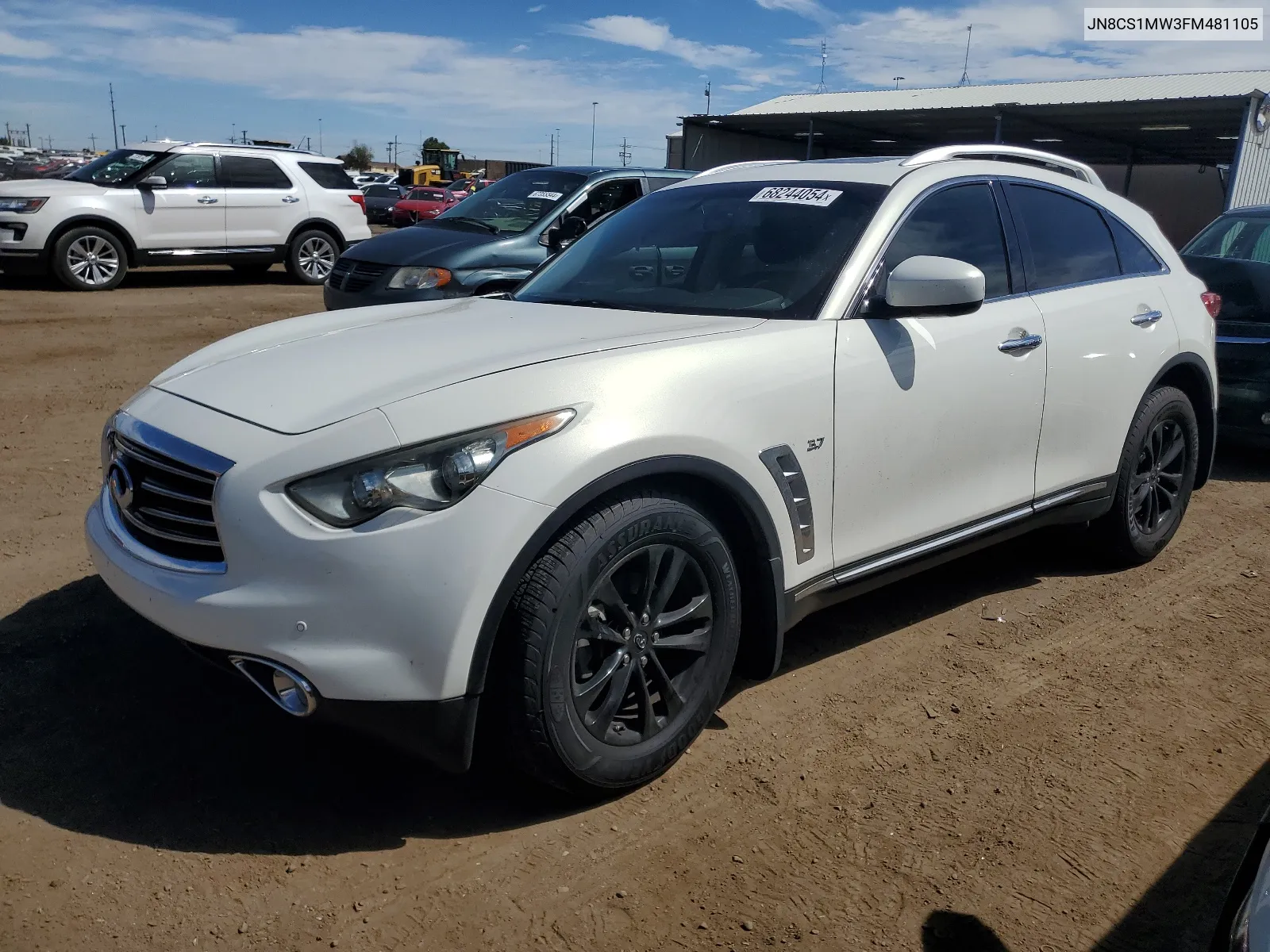 2015 Infiniti Qx70 VIN: JN8CS1MW3FM481105 Lot: 68244054