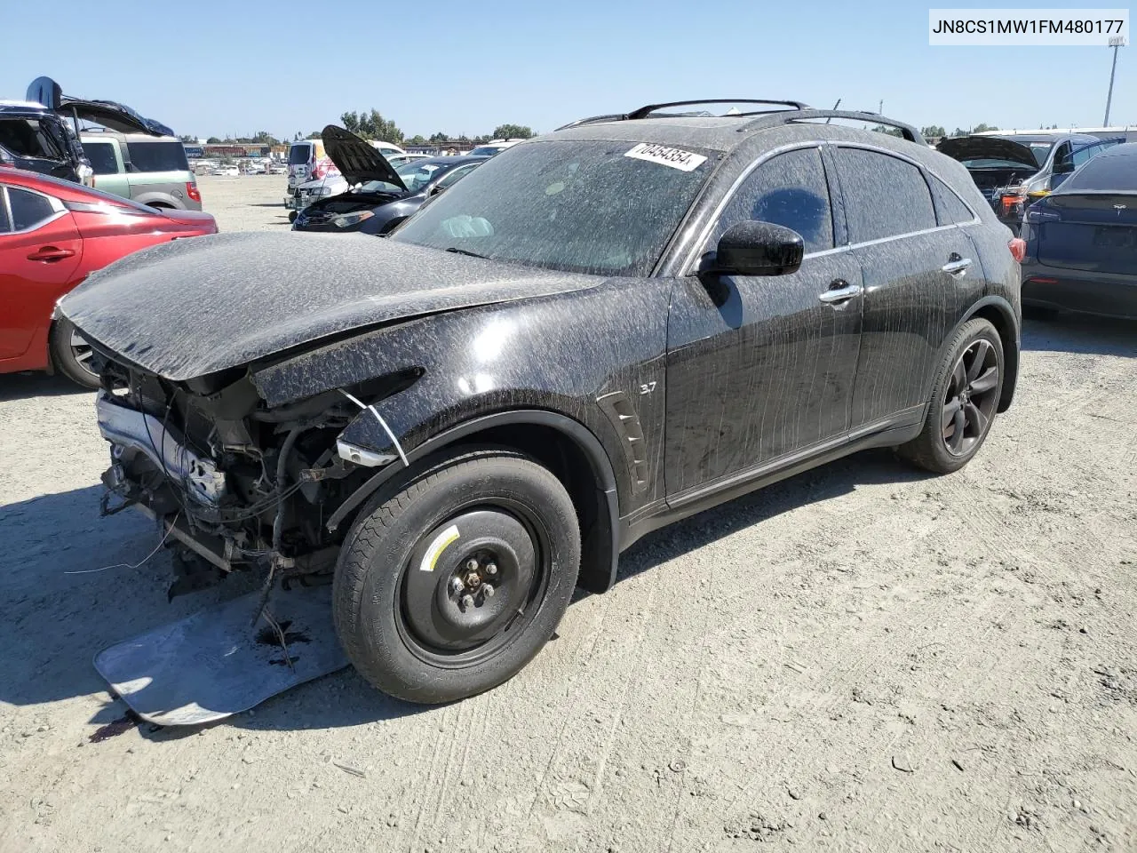 2015 Infiniti Qx70 VIN: JN8CS1MW1FM480177 Lot: 70454354