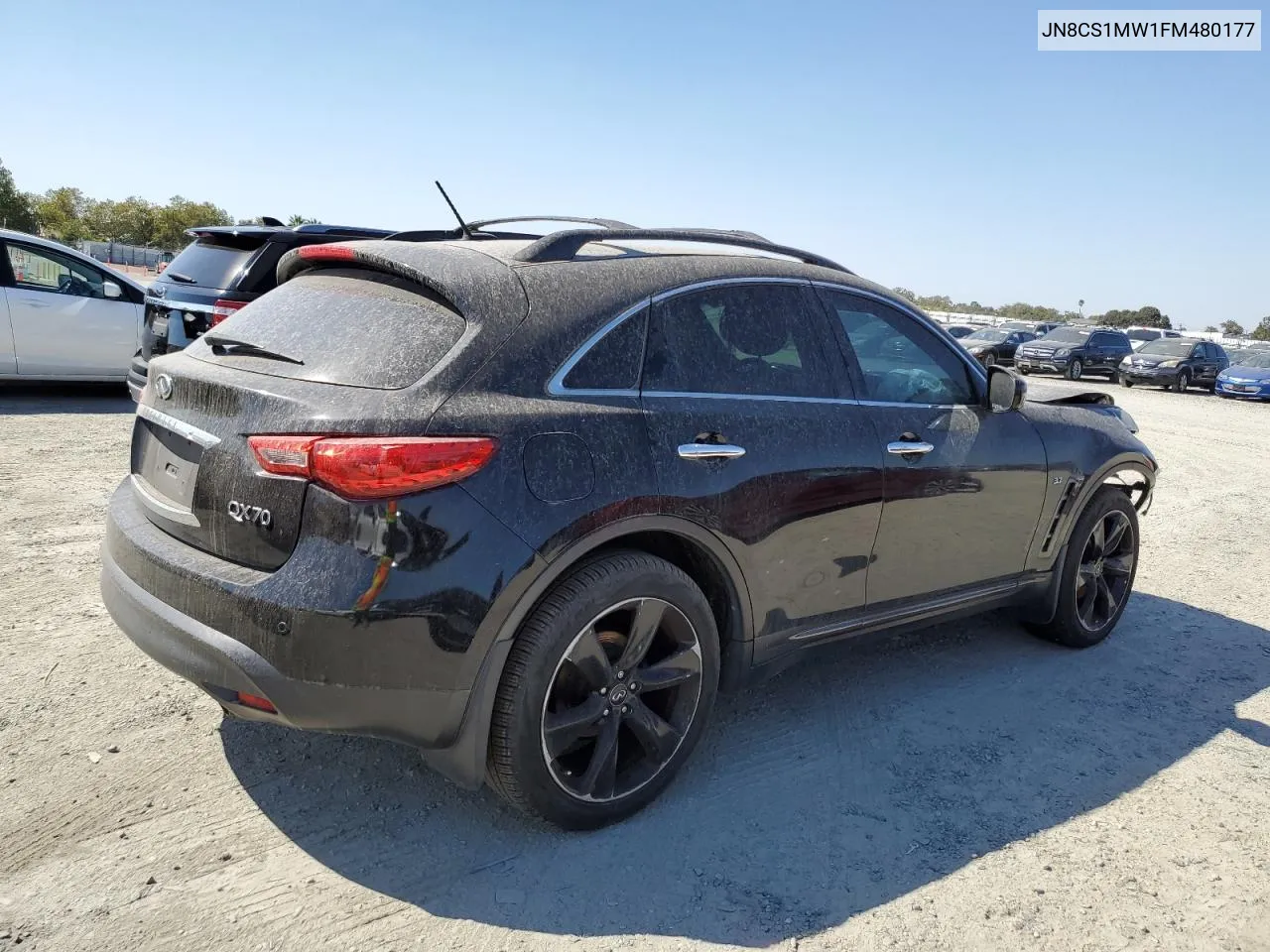 2015 Infiniti Qx70 VIN: JN8CS1MW1FM480177 Lot: 70454354