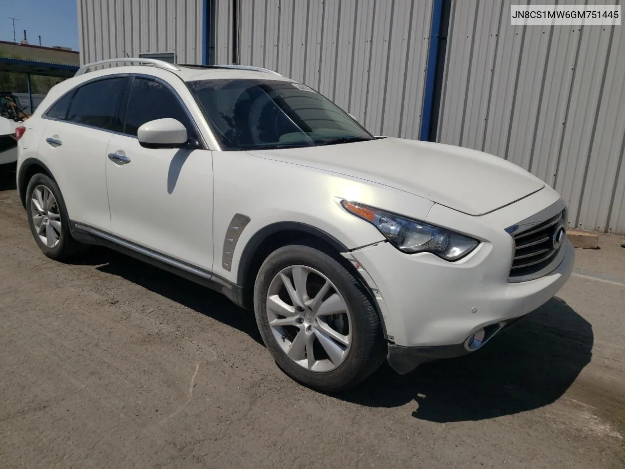 JN8CS1MW6GM751445 2016 Infiniti Qx70