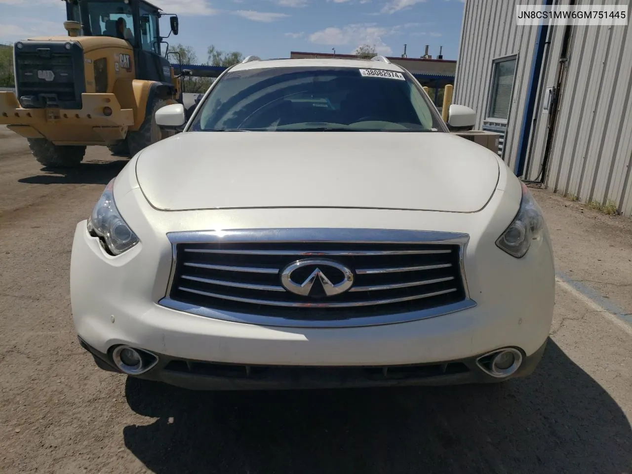 JN8CS1MW6GM751445 2016 Infiniti Qx70