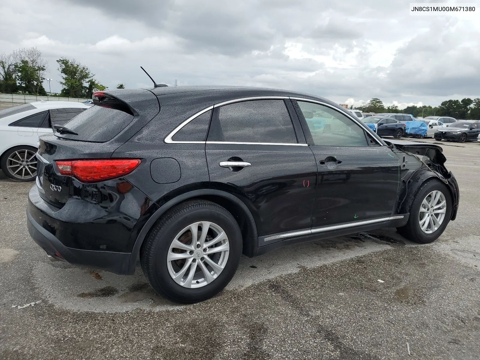 JN8CS1MU0GM671380 2016 Infiniti Qx70