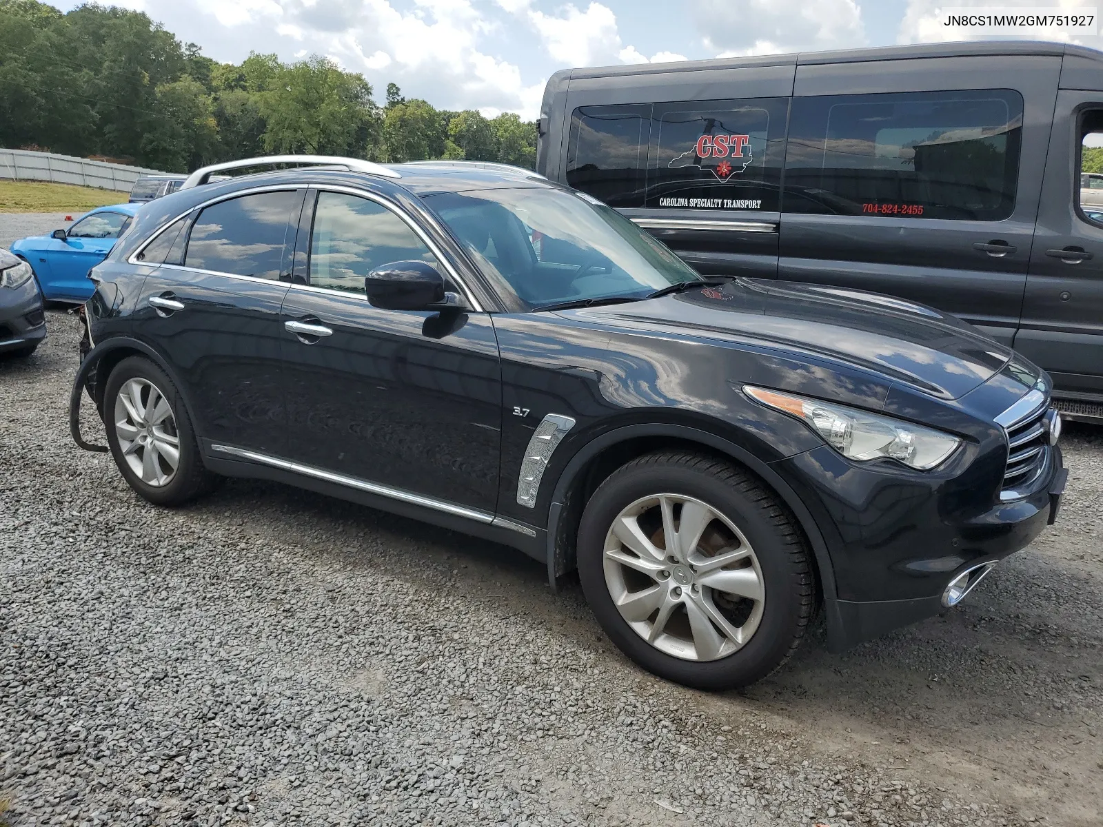 2016 Infiniti Qx70 VIN: JN8CS1MW2GM751927 Lot: 67718144