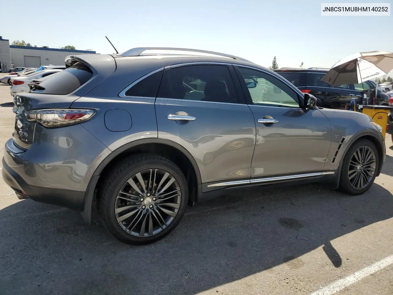 2017 Infiniti Qx70 VIN: JN8CS1MU8HM140252 Lot: 68942734