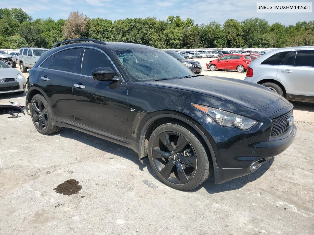 JN8CS1MUXHM142651 2017 Infiniti Qx70