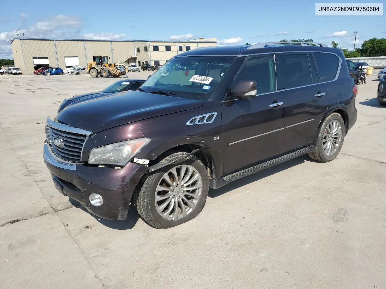 2014 Infiniti Qx80 VIN: JN8AZ2ND9E9750604 Lot: 57026004