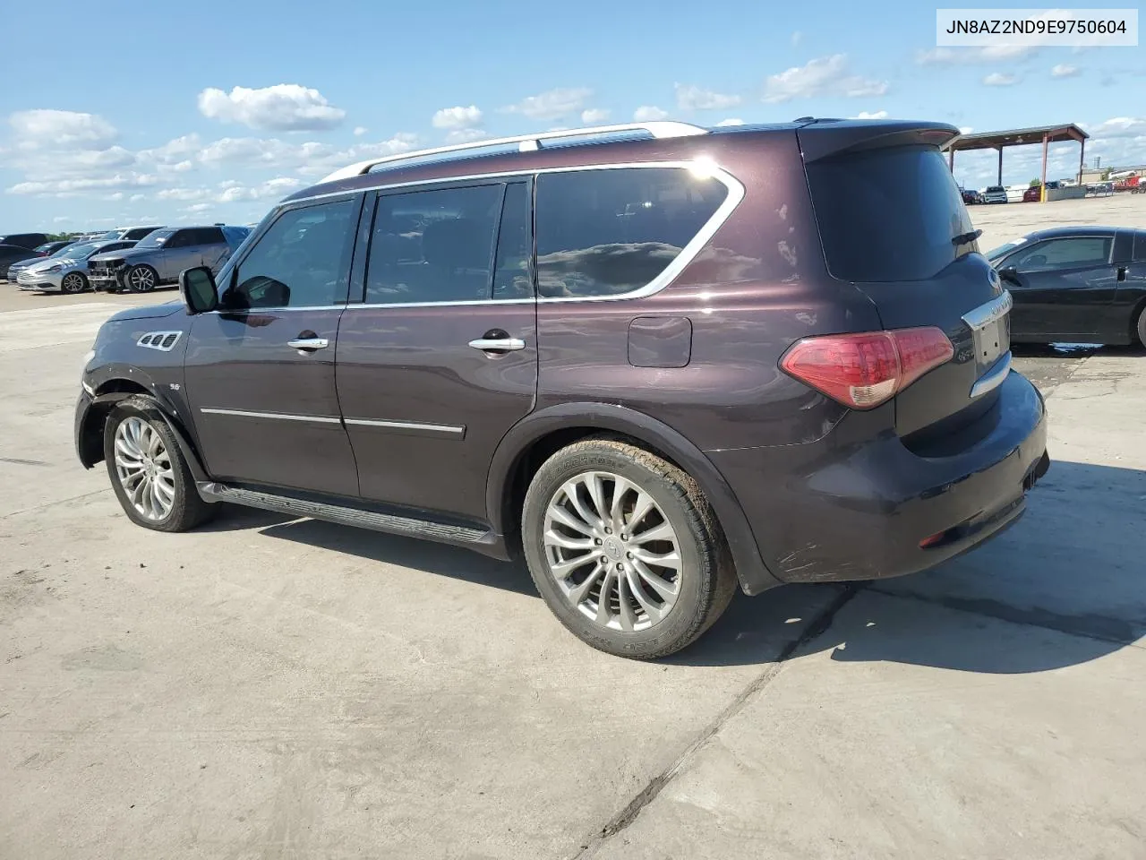 2014 Infiniti Qx80 VIN: JN8AZ2ND9E9750604 Lot: 57026004