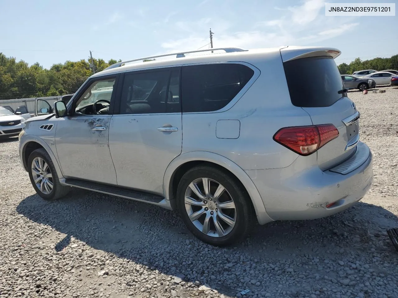 2014 Infiniti Qx80 VIN: JN8AZ2ND3E9751201 Lot: 69243684