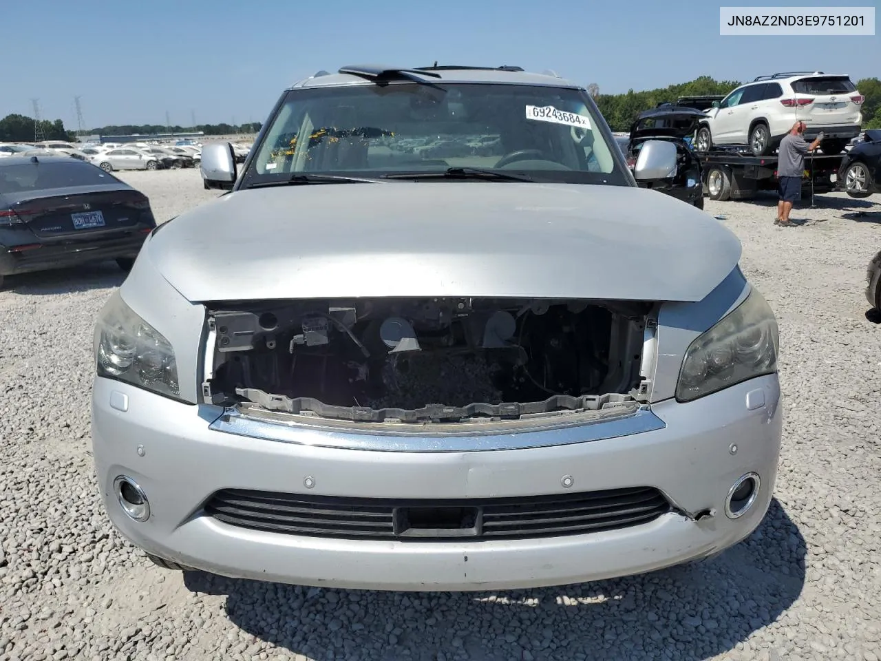 2014 Infiniti Qx80 VIN: JN8AZ2ND3E9751201 Lot: 69243684