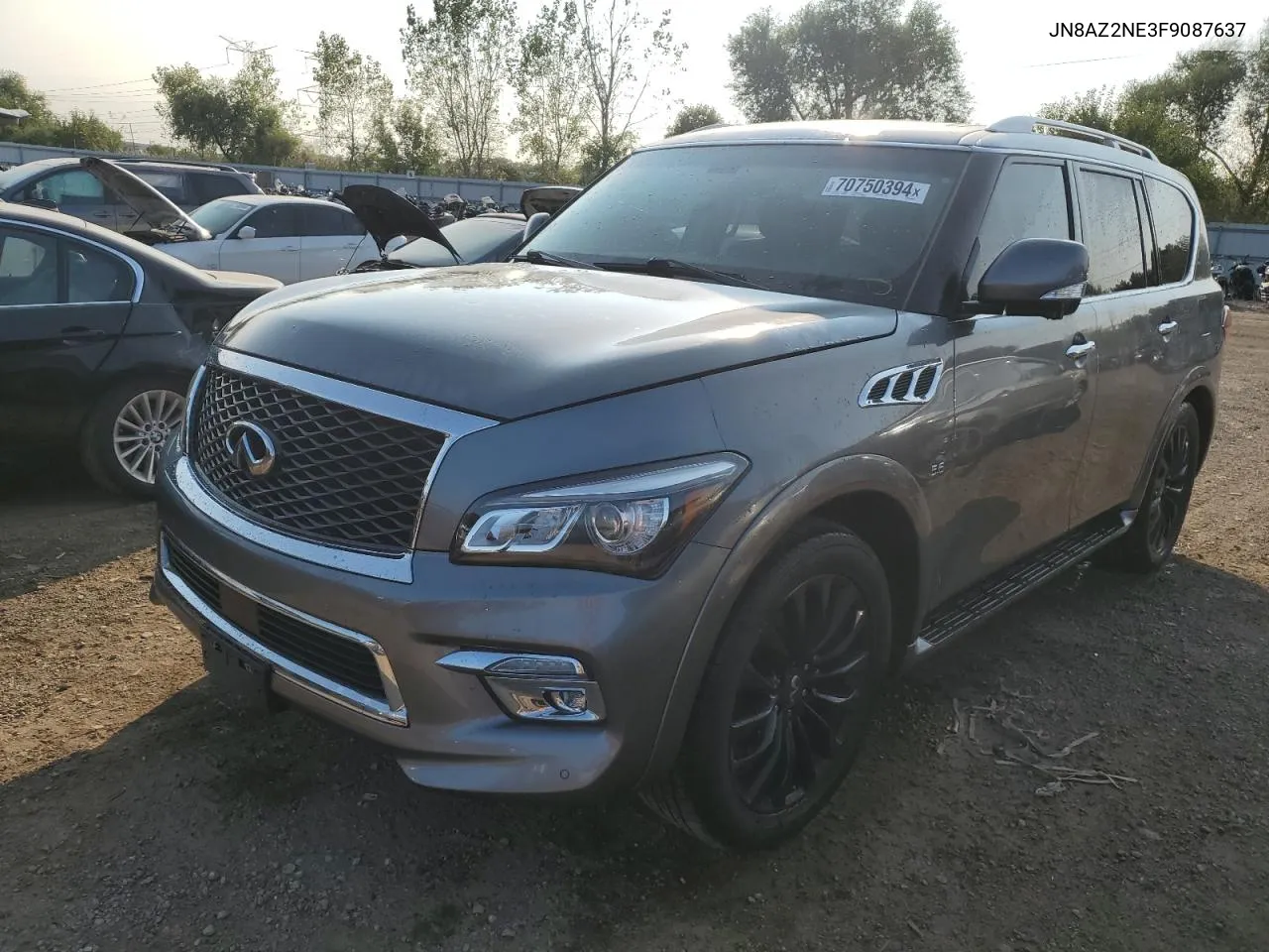 2015 Infiniti Qx80 VIN: JN8AZ2NE3F9087637 Lot: 70750394