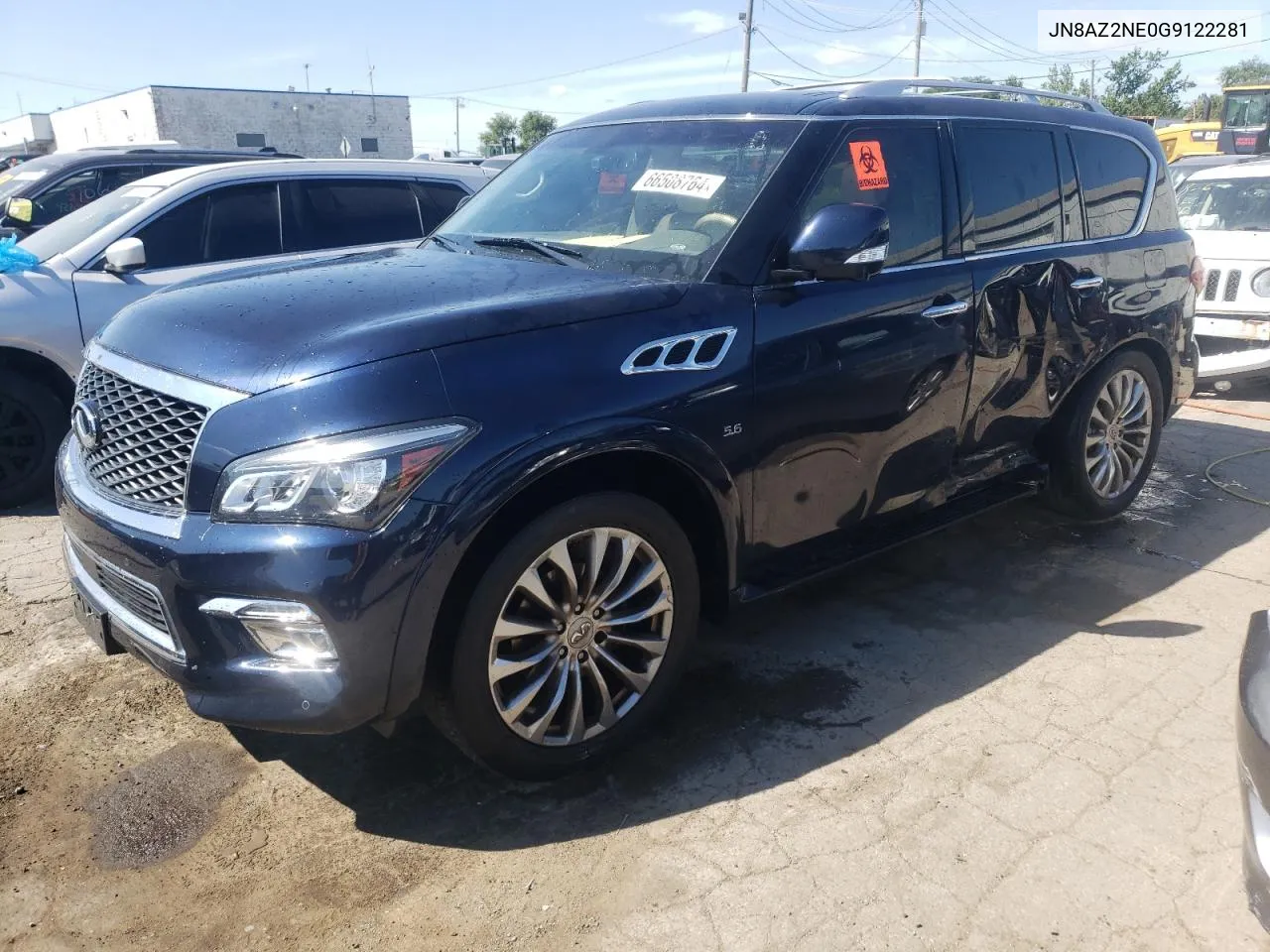 2016 Infiniti Qx80 VIN: JN8AZ2NE0G9122281 Lot: 66508764