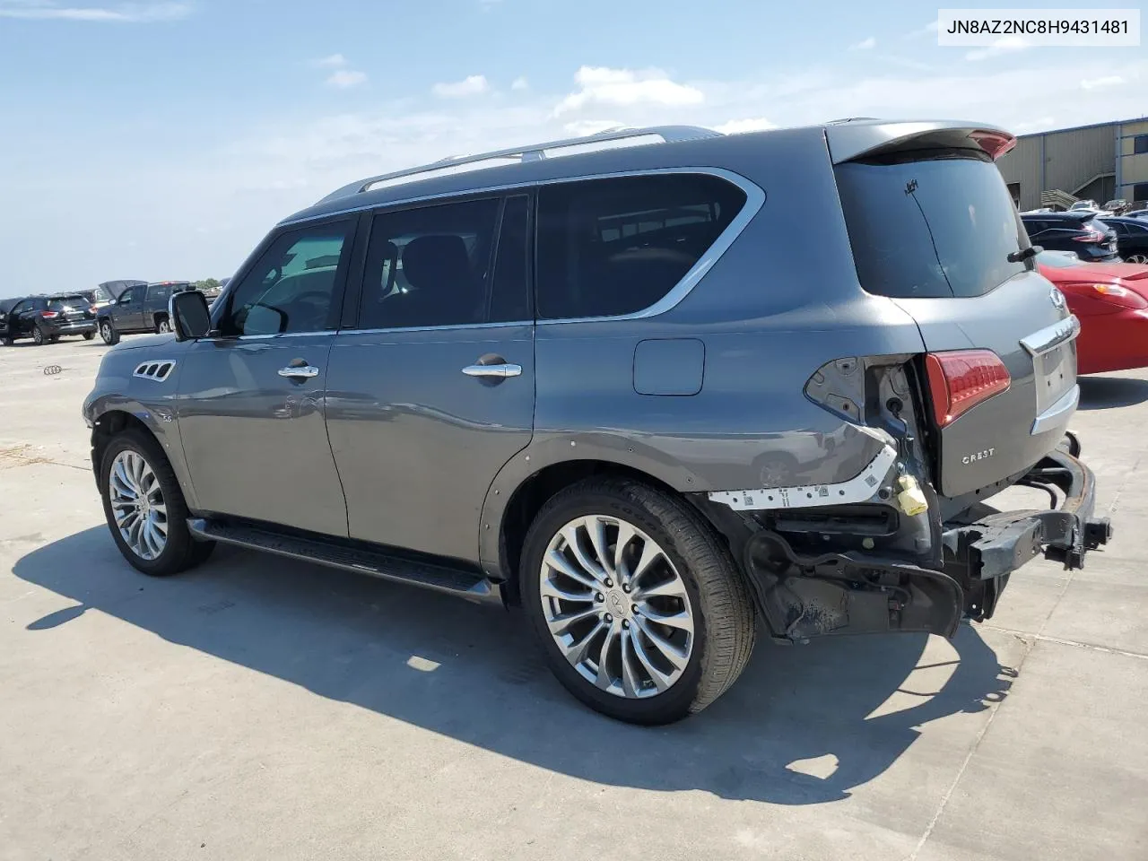 2017 Infiniti Qx80 Base VIN: JN8AZ2NC8H9431481 Lot: 66621404