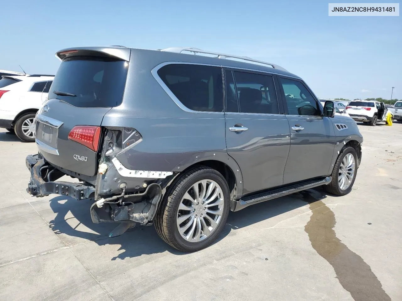 2017 Infiniti Qx80 Base VIN: JN8AZ2NC8H9431481 Lot: 66621404