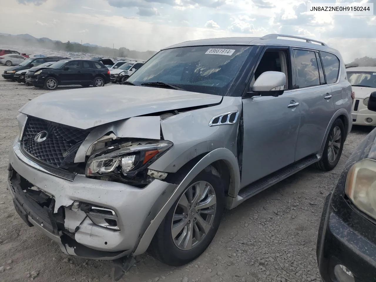 JN8AZ2NE0H9150244 2017 Infiniti Qx80 Base