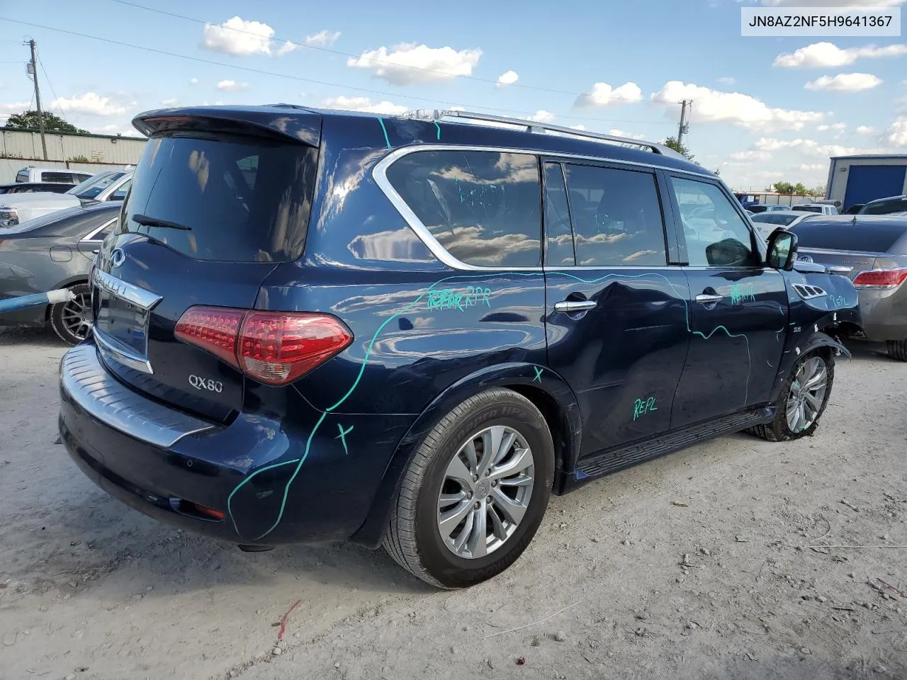 2017 Infiniti Qx80 Base VIN: JN8AZ2NF5H9641367 Lot: 70990354