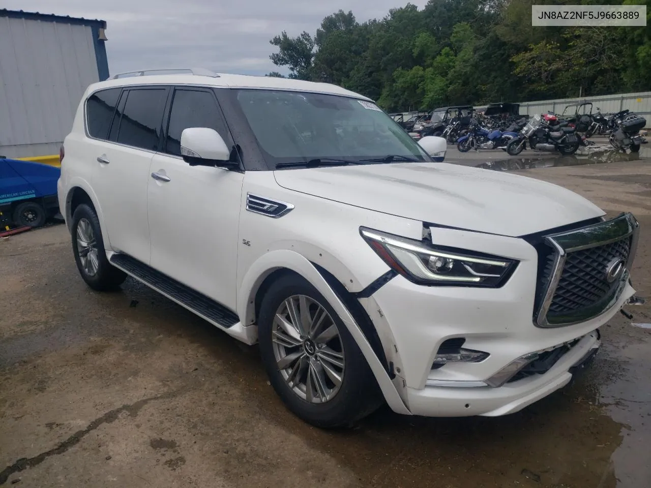 2018 Infiniti Qx80 Base VIN: JN8AZ2NF5J9663889 Lot: 70822174