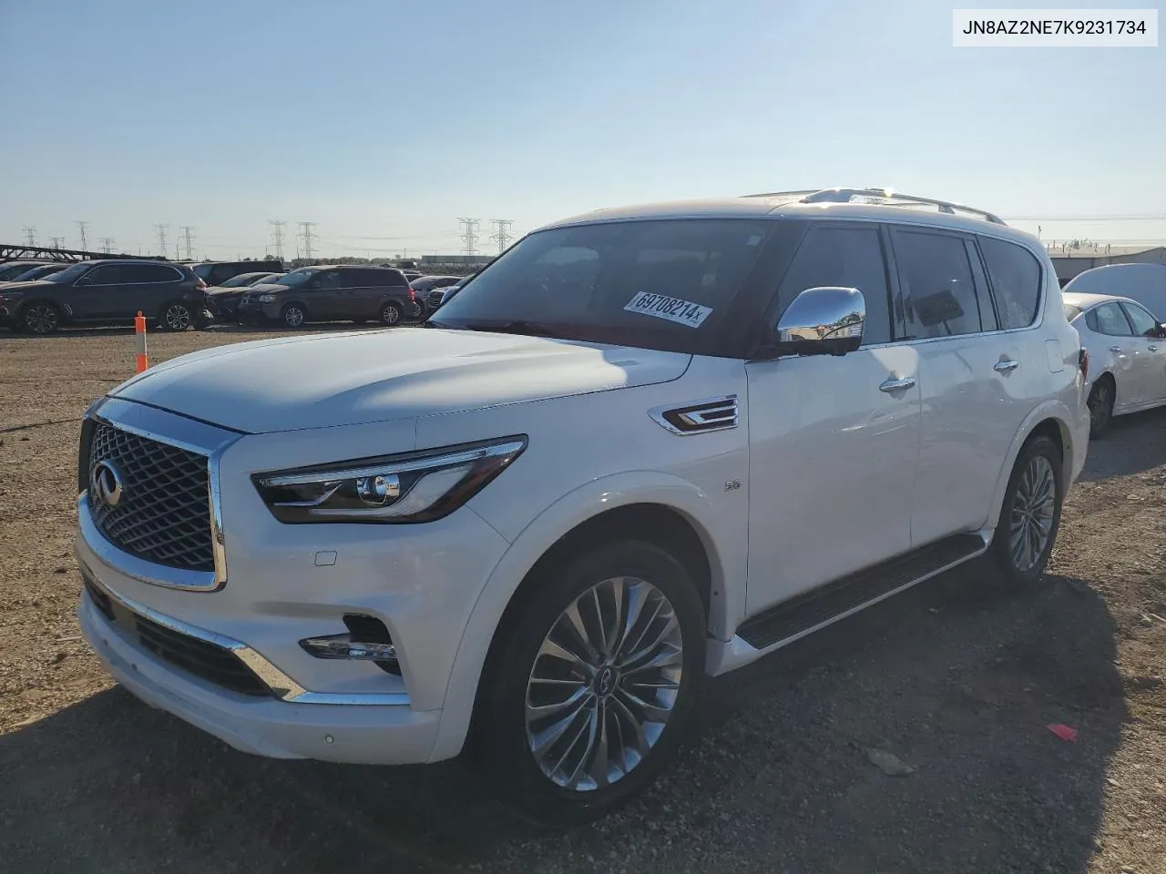 2019 Infiniti Qx80 Luxe VIN: JN8AZ2NE7K9231734 Lot: 69708214