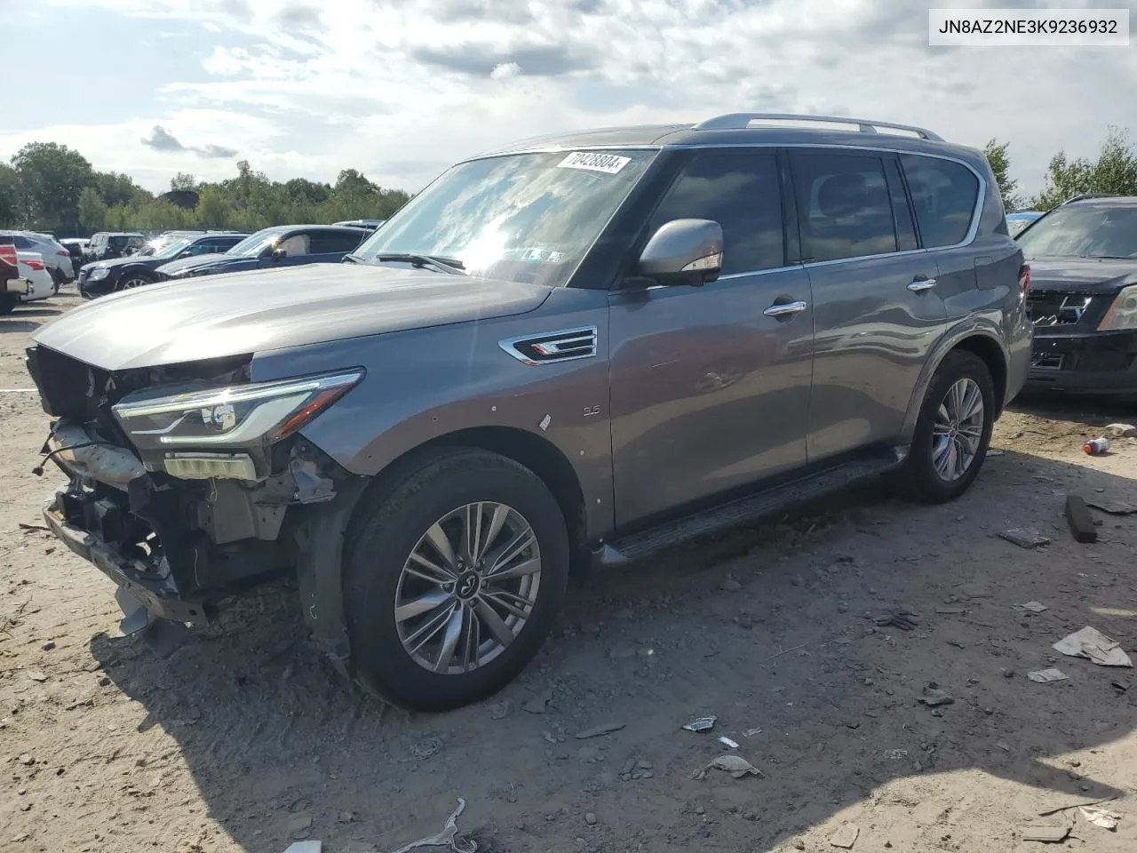 2019 Infiniti Qx80 Luxe VIN: JN8AZ2NE3K9236932 Lot: 70428804