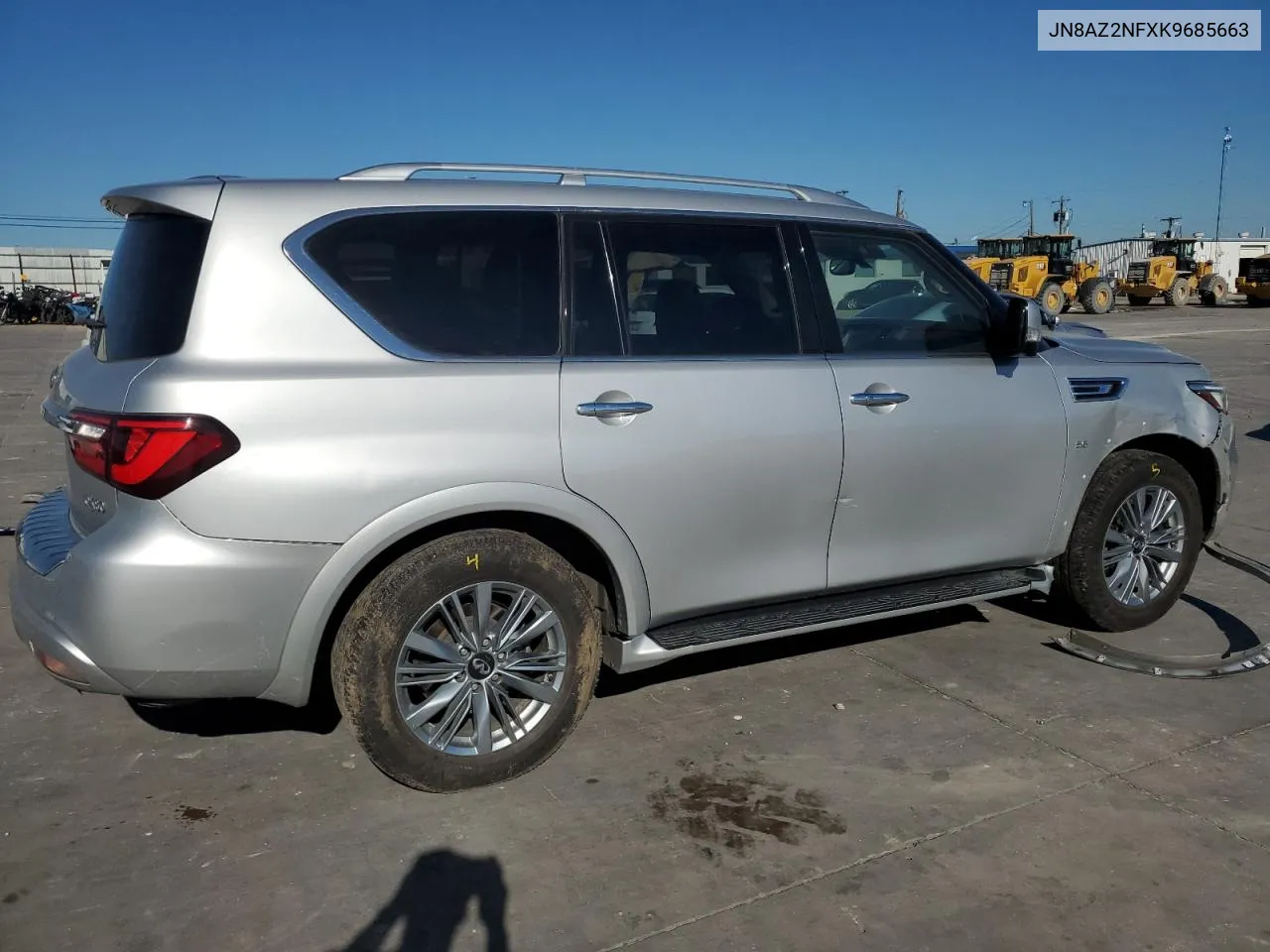 2019 Infiniti Qx80 Luxe VIN: JN8AZ2NFXK9685663 Lot: 70817684