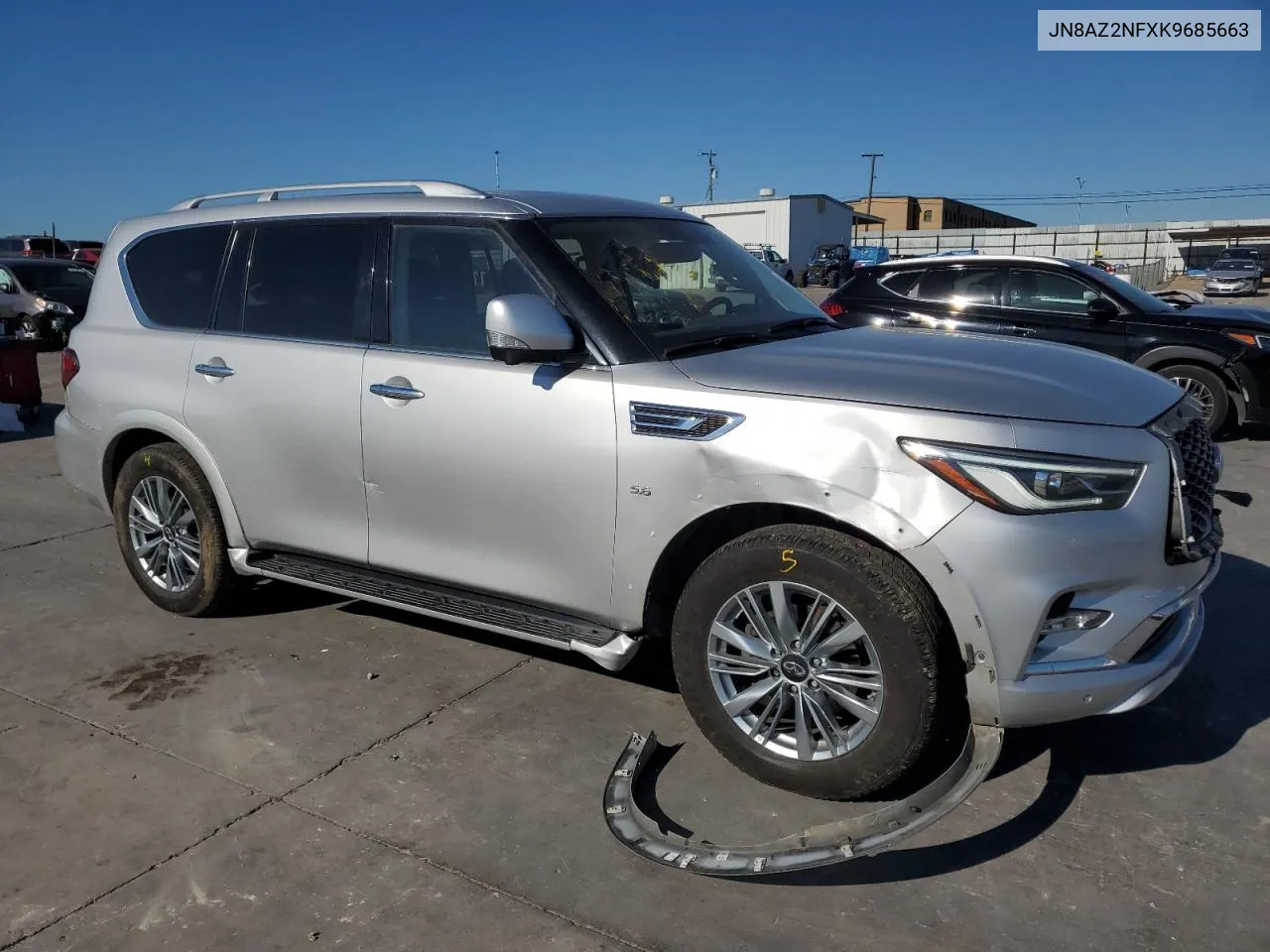 JN8AZ2NFXK9685663 2019 Infiniti Qx80 Luxe