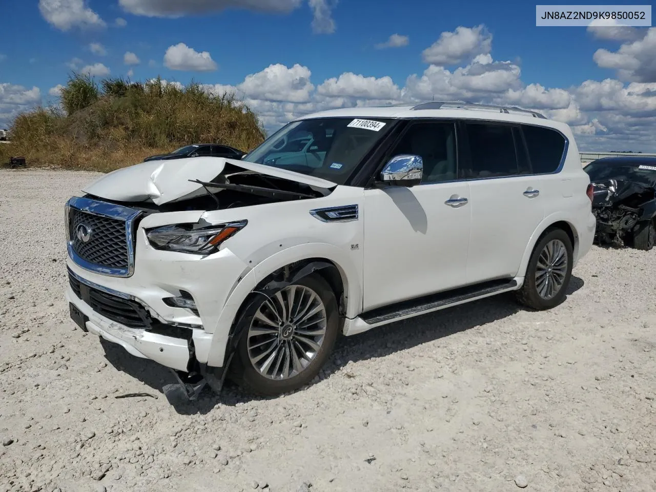 2019 Infiniti Qx80 Luxe VIN: JN8AZ2ND9K9850052 Lot: 71100394