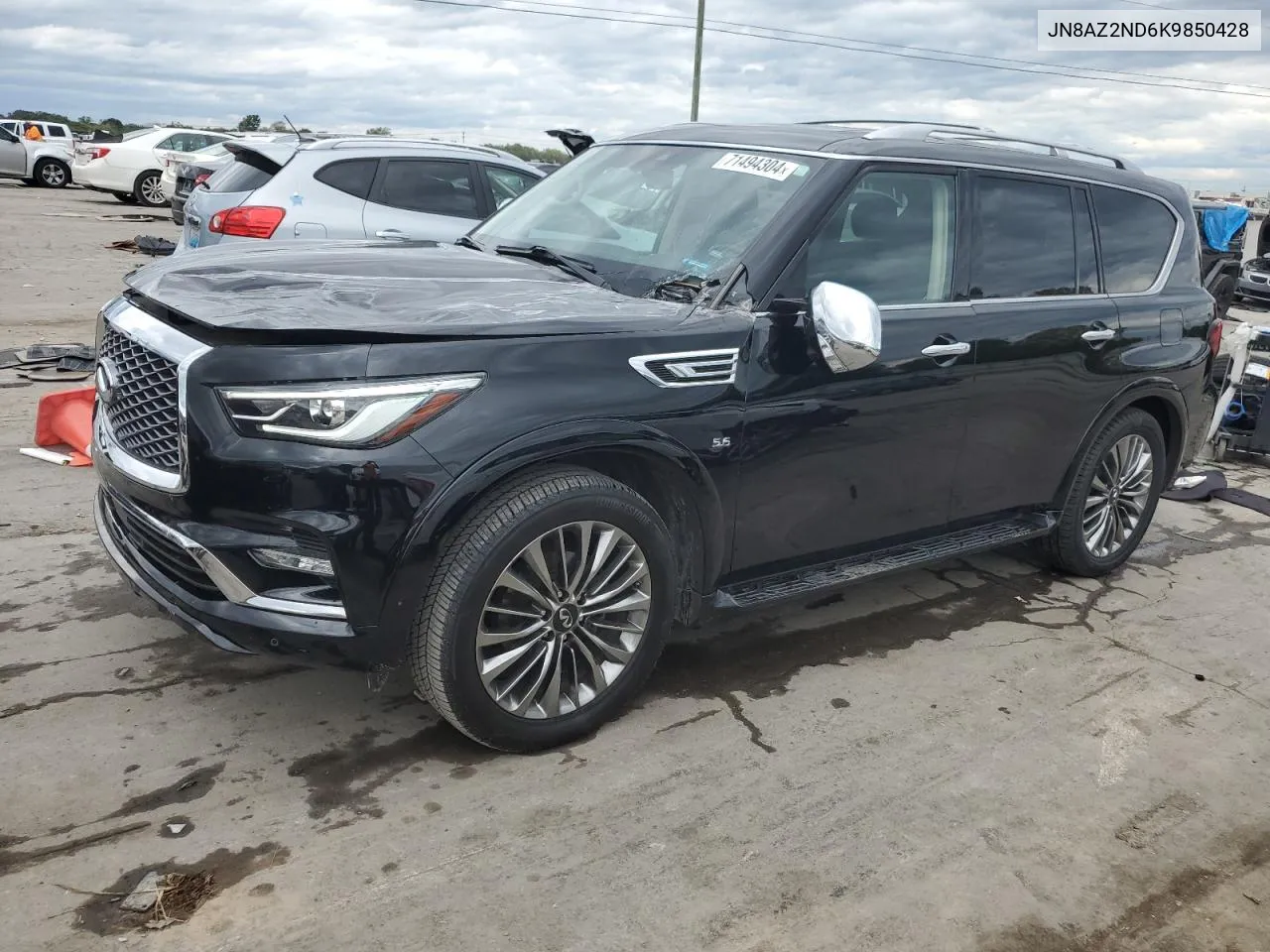 2019 Infiniti Qx80 Luxe VIN: JN8AZ2ND6K9850428 Lot: 71494304