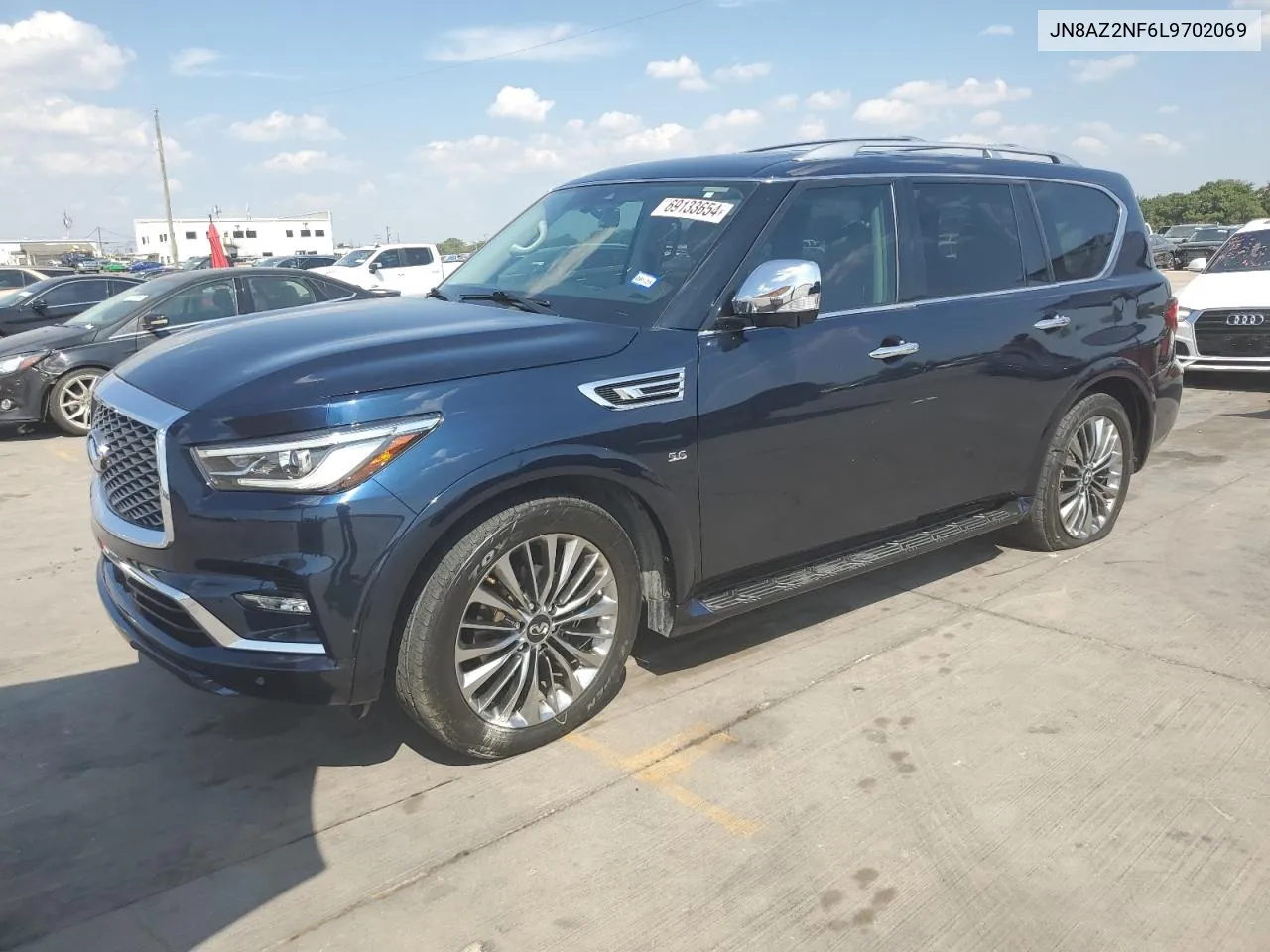 2020 Infiniti Qx80 Luxe VIN: JN8AZ2NF6L9702069 Lot: 69133654