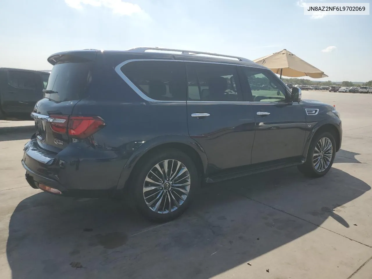 2020 Infiniti Qx80 Luxe VIN: JN8AZ2NF6L9702069 Lot: 69133654