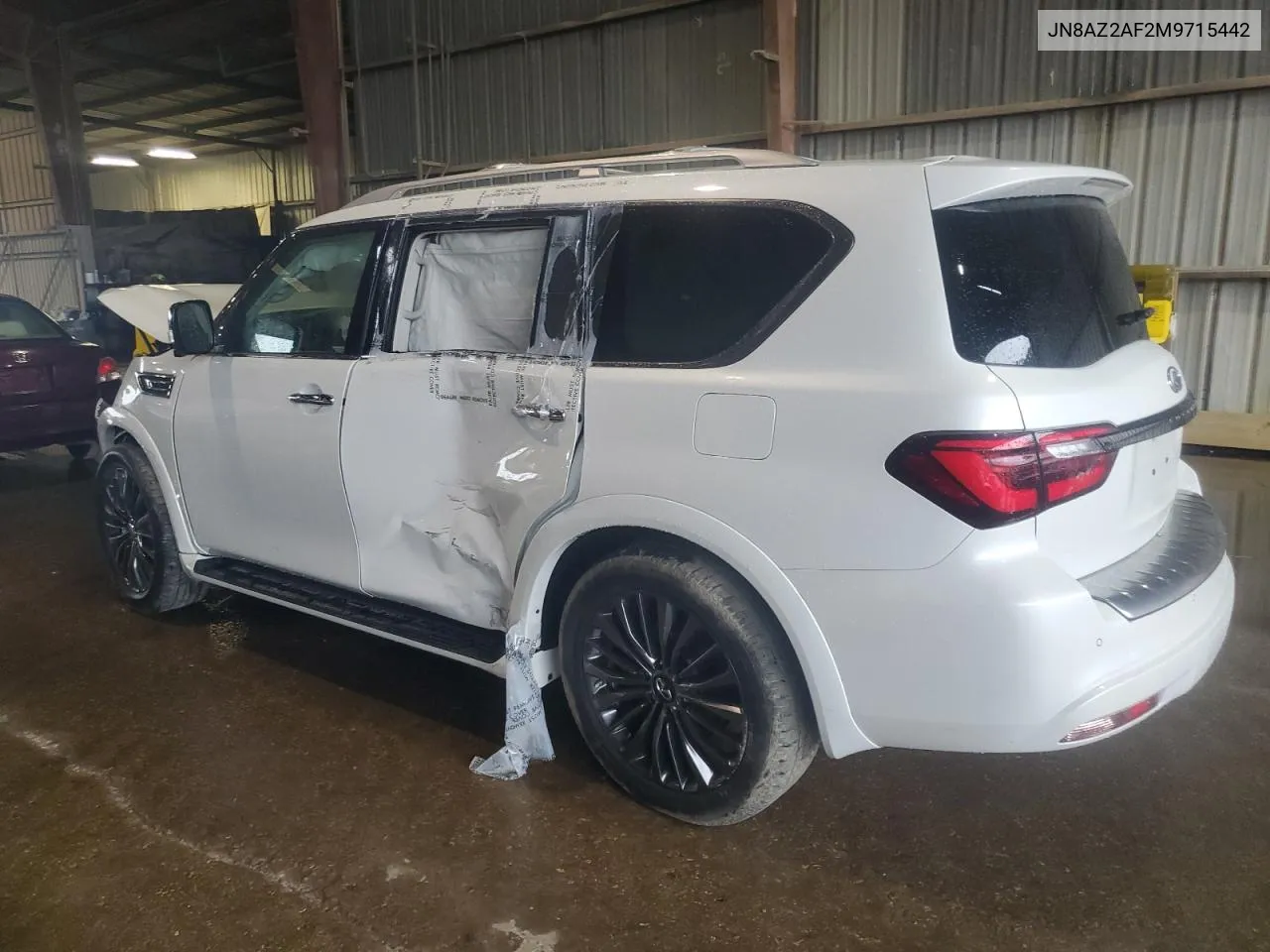 JN8AZ2AF2M9715442 2021 Infiniti Qx80 Luxe