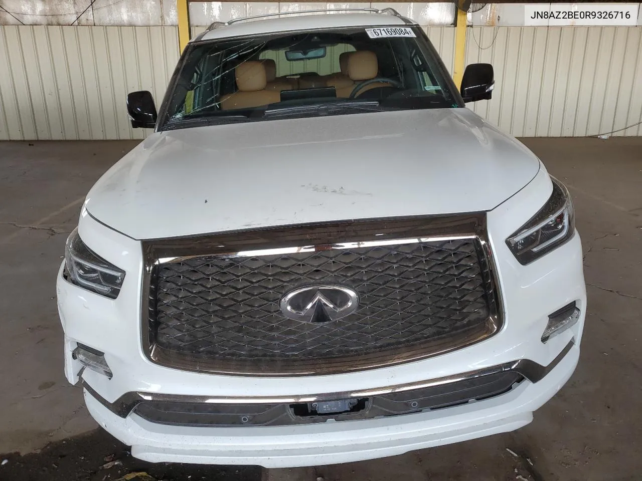 2024 Infiniti Qx80 Sensory VIN: JN8AZ2BE0R9326716 Lot: 67169084