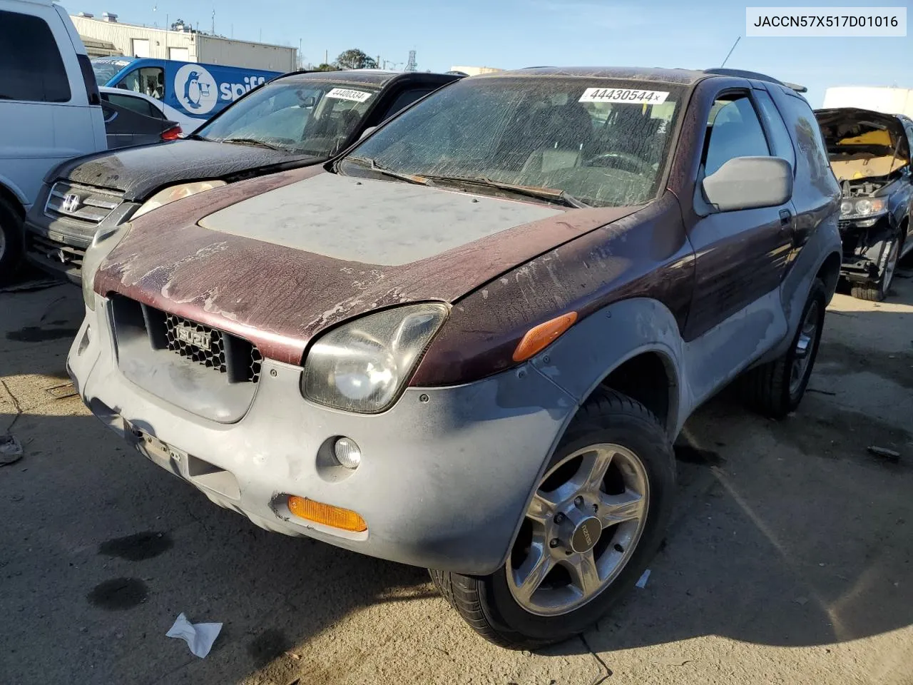 2001 Isuzu Vehicross VIN: JACCN57X517D01016 Lot: 44430544