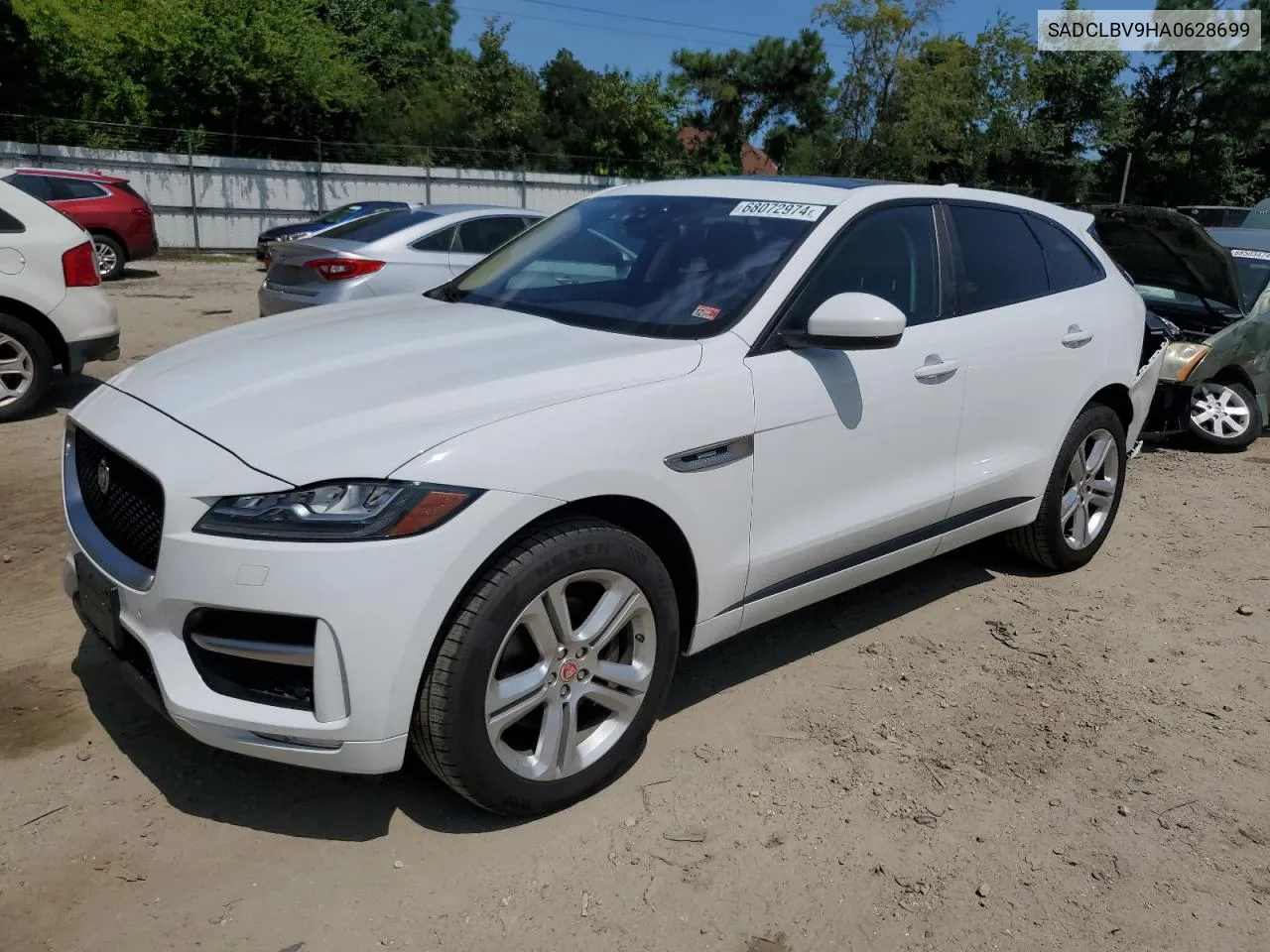 SADCLBV9HA0628699 2017 Jaguar F-Pace