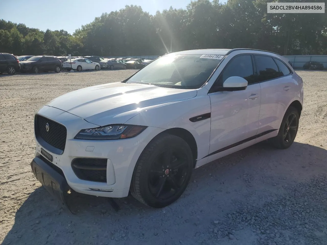 2017 Jaguar F-Pace R - Sport VIN: SADCL2BV4HA894586 Lot: 69964784