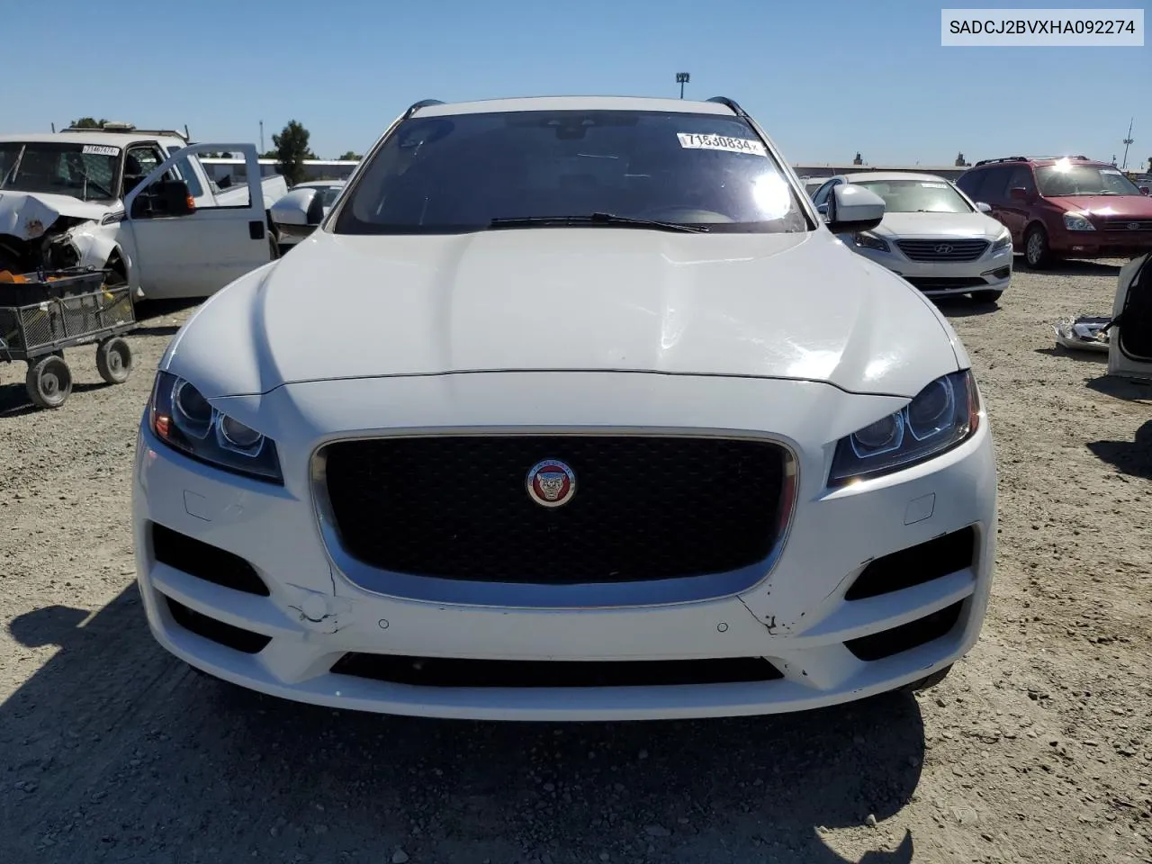 2017 Jaguar F-Pace Premium VIN: SADCJ2BVXHA092274 Lot: 71630834