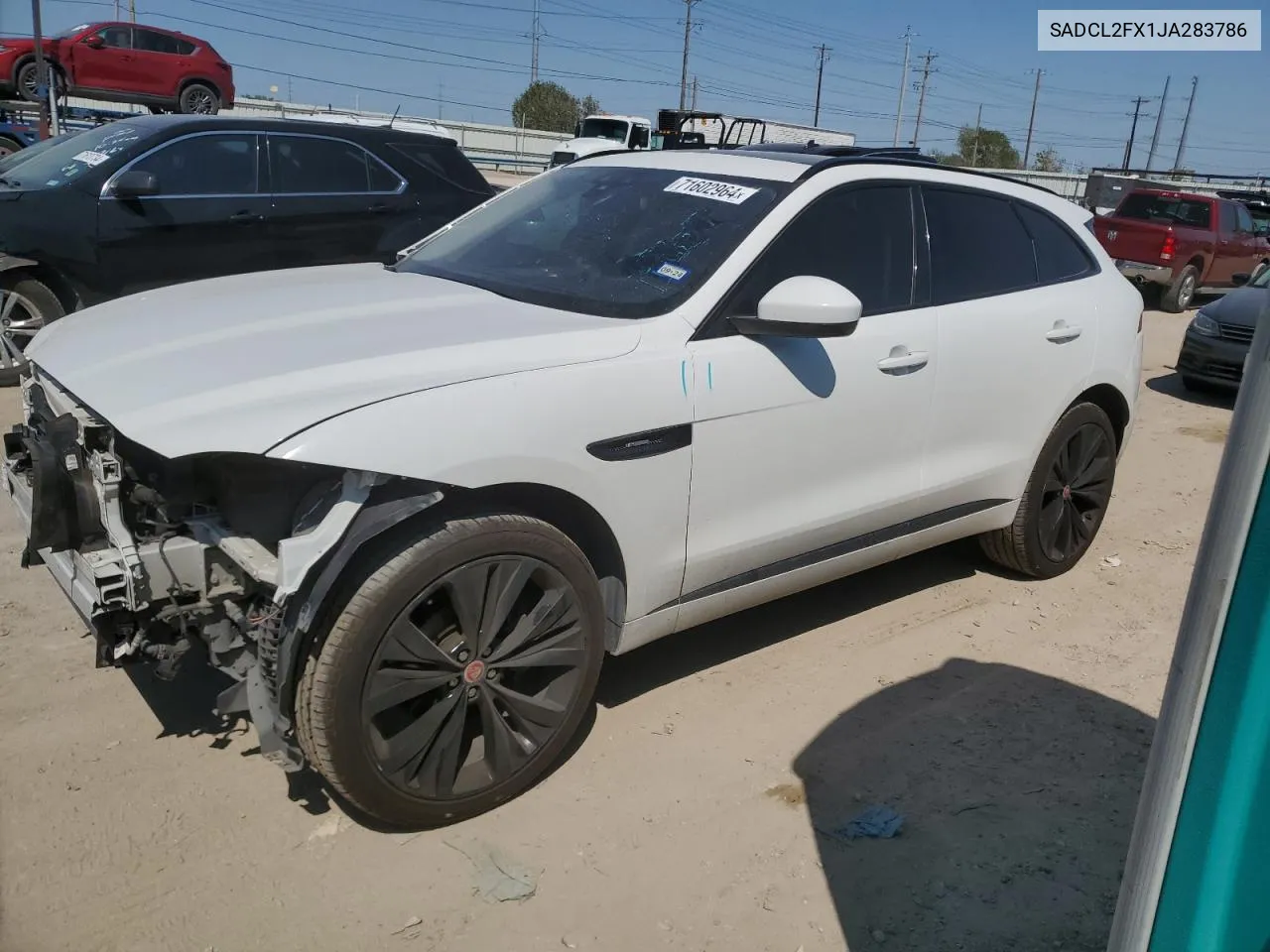 SADCL2FX1JA283786 2018 Jaguar F-Pace R - Sport