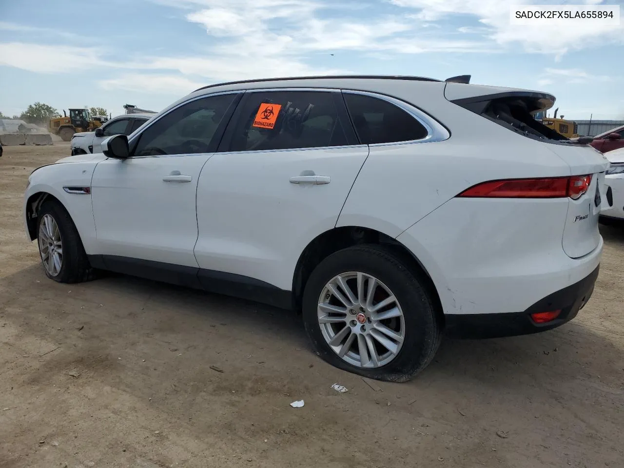 2020 Jaguar F-Pace Prestige VIN: SADCK2FX5LA655894 Lot: 71235454