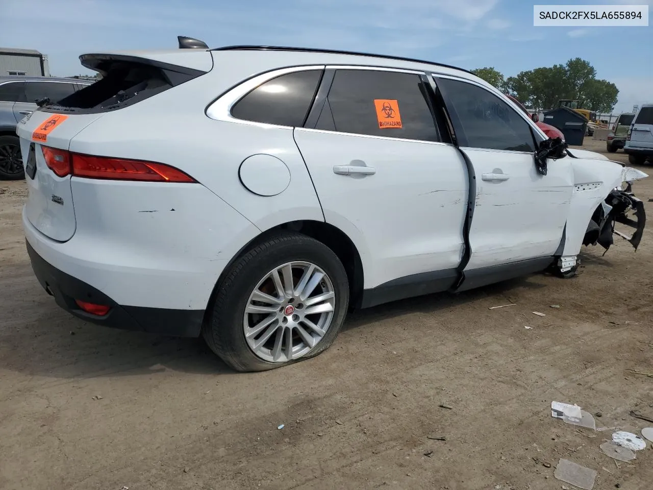 2020 Jaguar F-Pace Prestige VIN: SADCK2FX5LA655894 Lot: 71235454