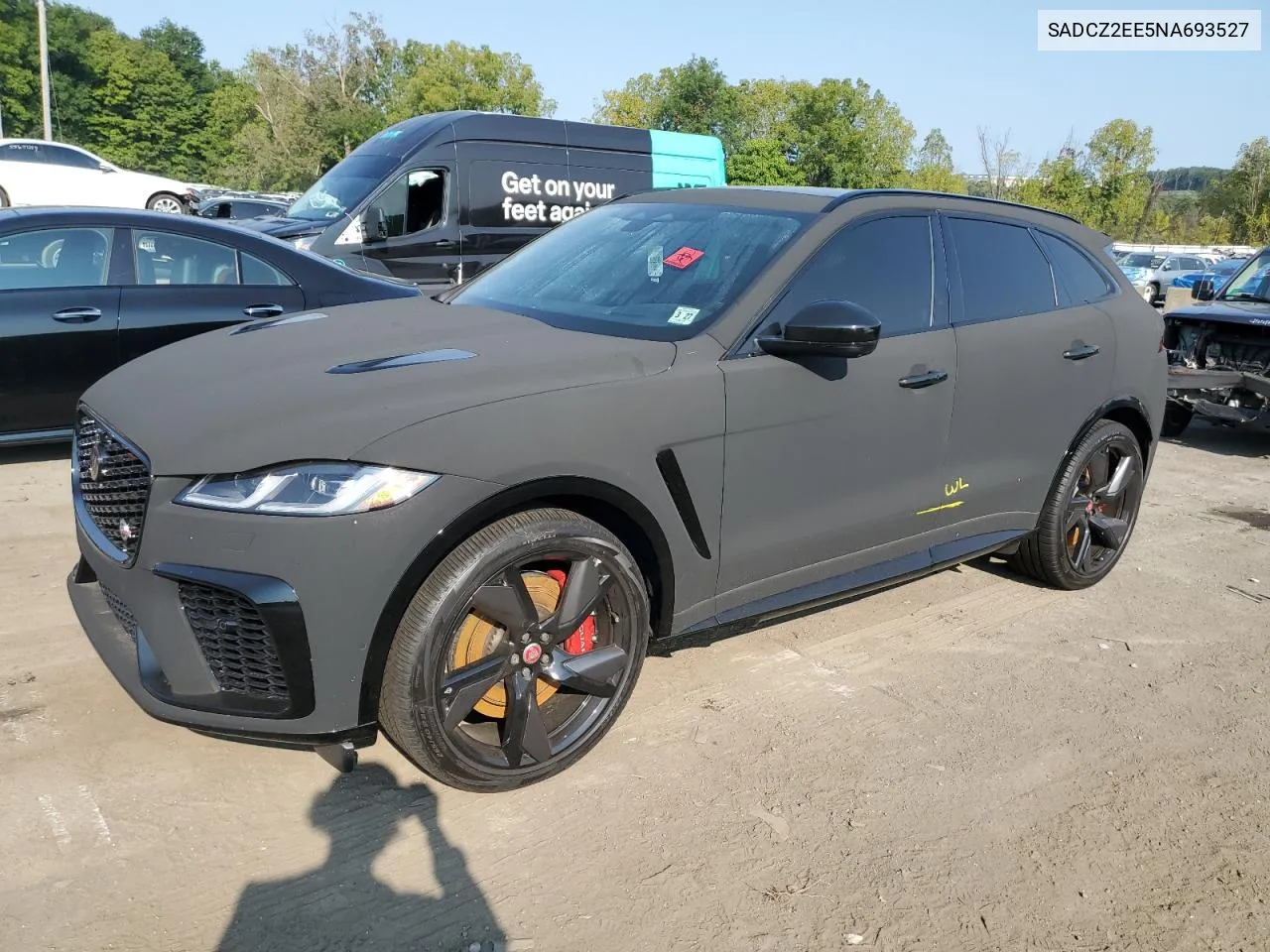 2022 Jaguar F-Pace Svr VIN: SADCZ2EE5NA693527 Lot: 69706274