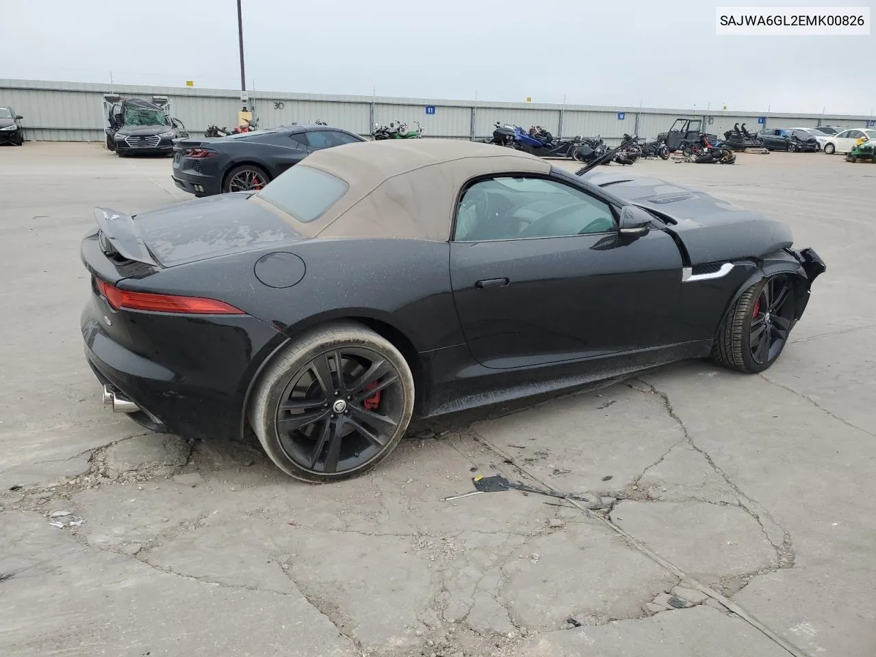 SAJWA6GL2EMK00826 2014 Jaguar F-Type V8 S