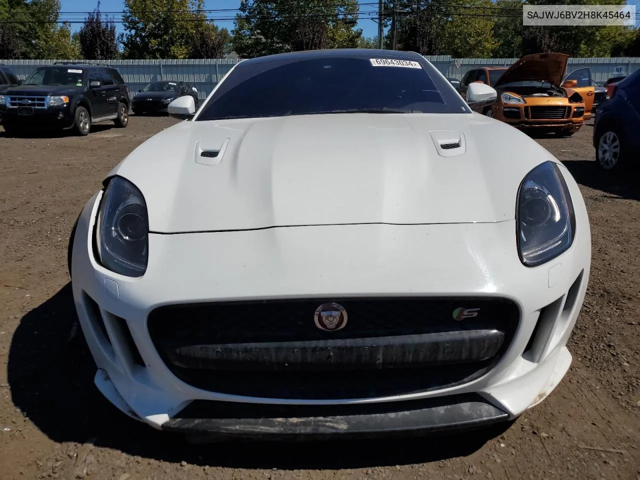 2017 Jaguar F-Type S VIN: SAJWJ6BV2H8K45464 Lot: 69643034